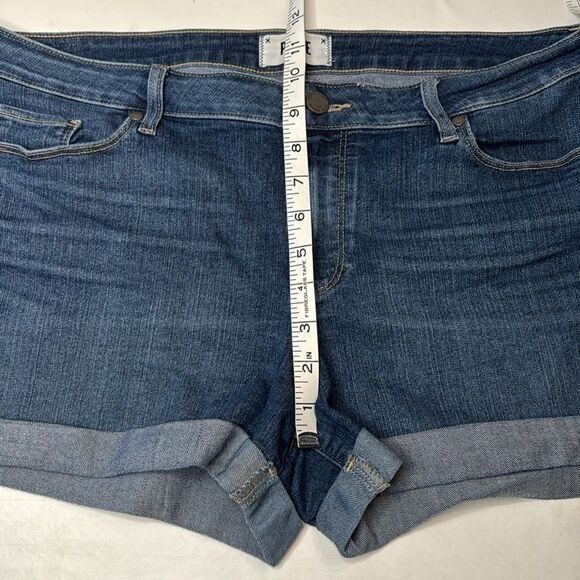 PAIGE Blue Jean Shorts - Picture 2 of 8